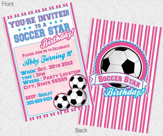 Soccer Star Invitation - by: Metro Events/Metro-designs Il_570xn