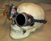 STEAMPUNK GOGGLES Brass/Silver Airship Captain Mad Scientist Time Traveler Special