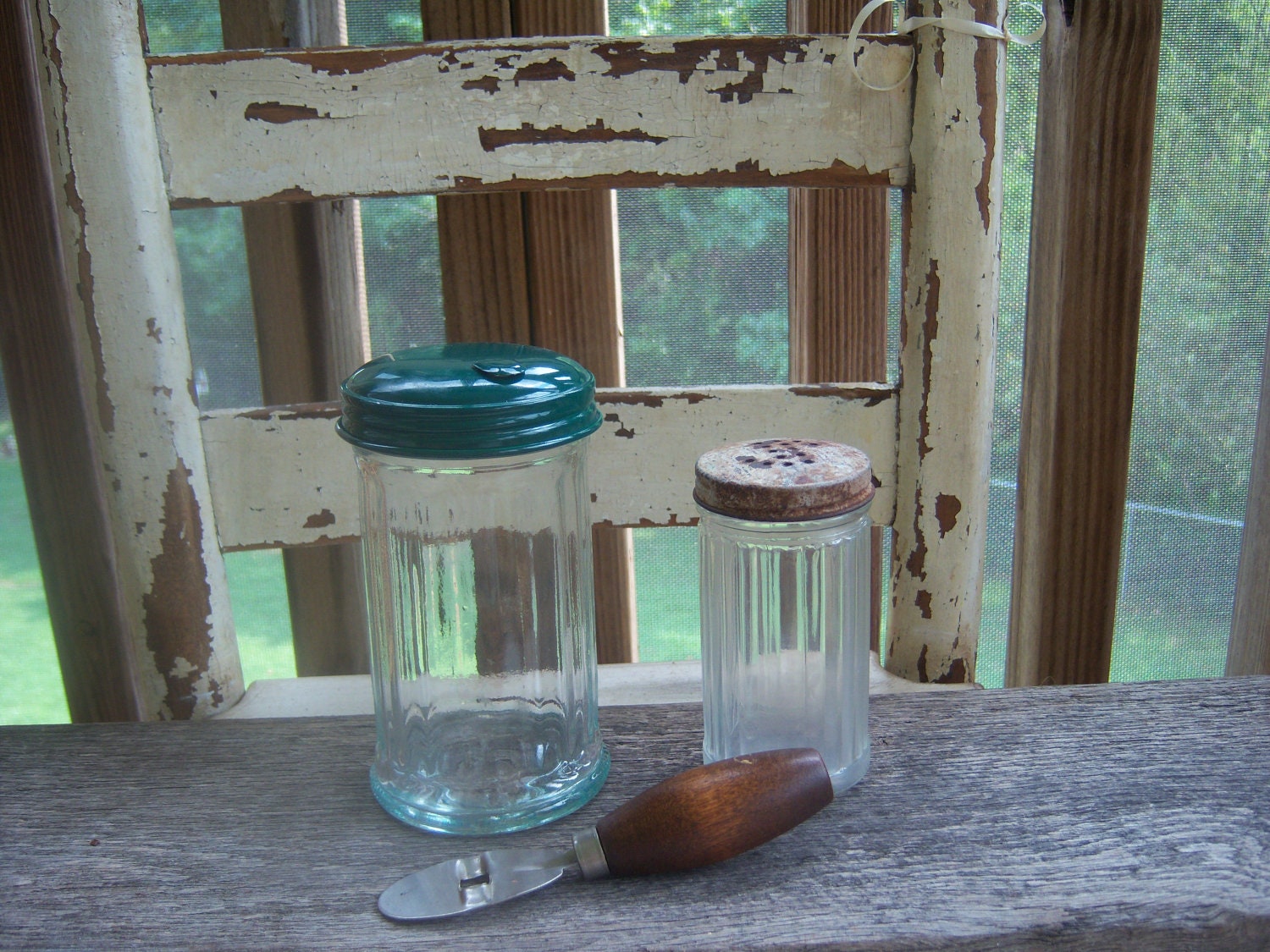Sugartime... Vintage Sugar Jars plus Mystery Tool
