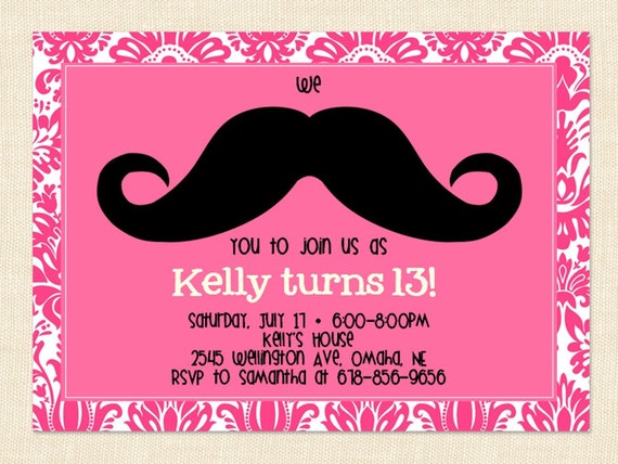 Teen Birthday Invites 48