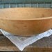 Huge Antique Primitive One-Piece Wooden Dough Bowl