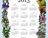 SALE 2013 Wall Calendar