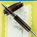 Hand Turned Acrylic and Wood Pen Rollerball Handcrafted using Black Titanium Hardware 319U