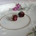 Purple Druzy Oval Stud Earrings