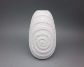 White Op Art vase by Royal Bavaria KPM