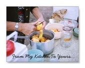 Set of 10 // Retro Recipe Cards // Retro Cooking Photo Postcard  // From My Kitchen To Yours // Cooking // Canning //