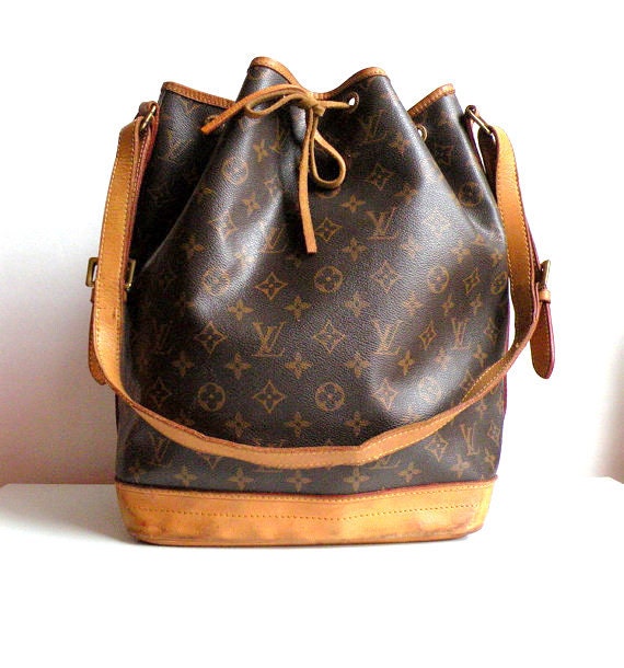 Vintage Louis Vuitton Noe Monogram Bag by topgens on Etsy