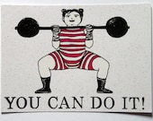 You Can Do It - silkscreen miniprint, limited edition