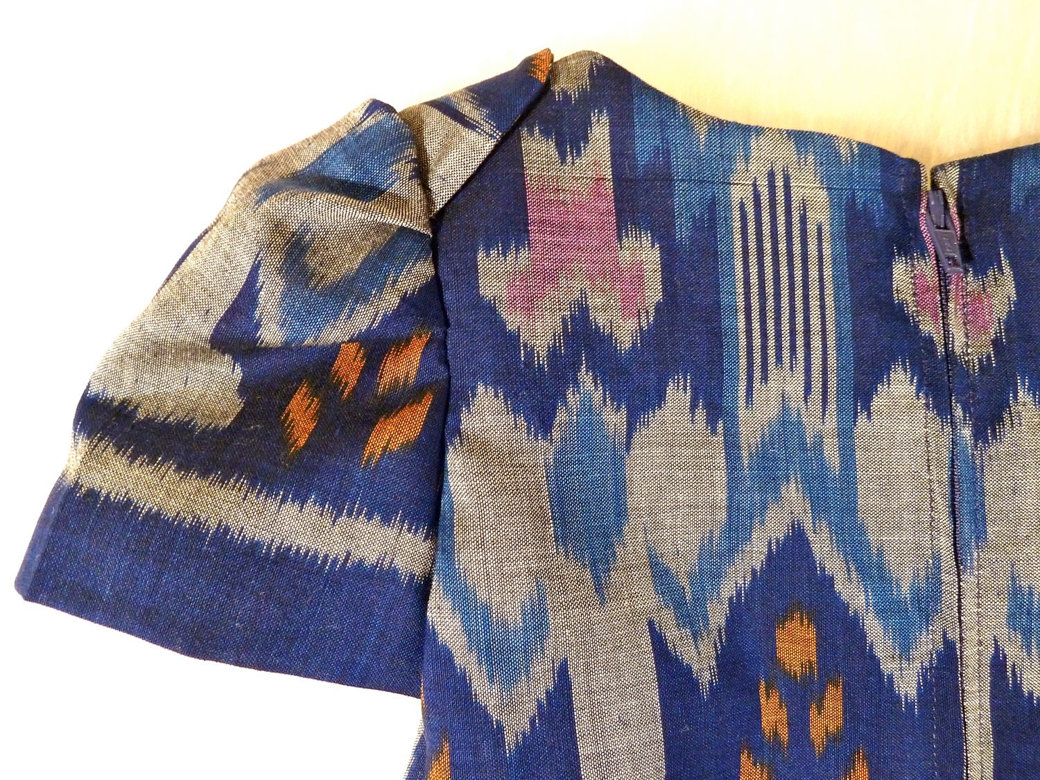 Handwoven Ikat Pocket Dress