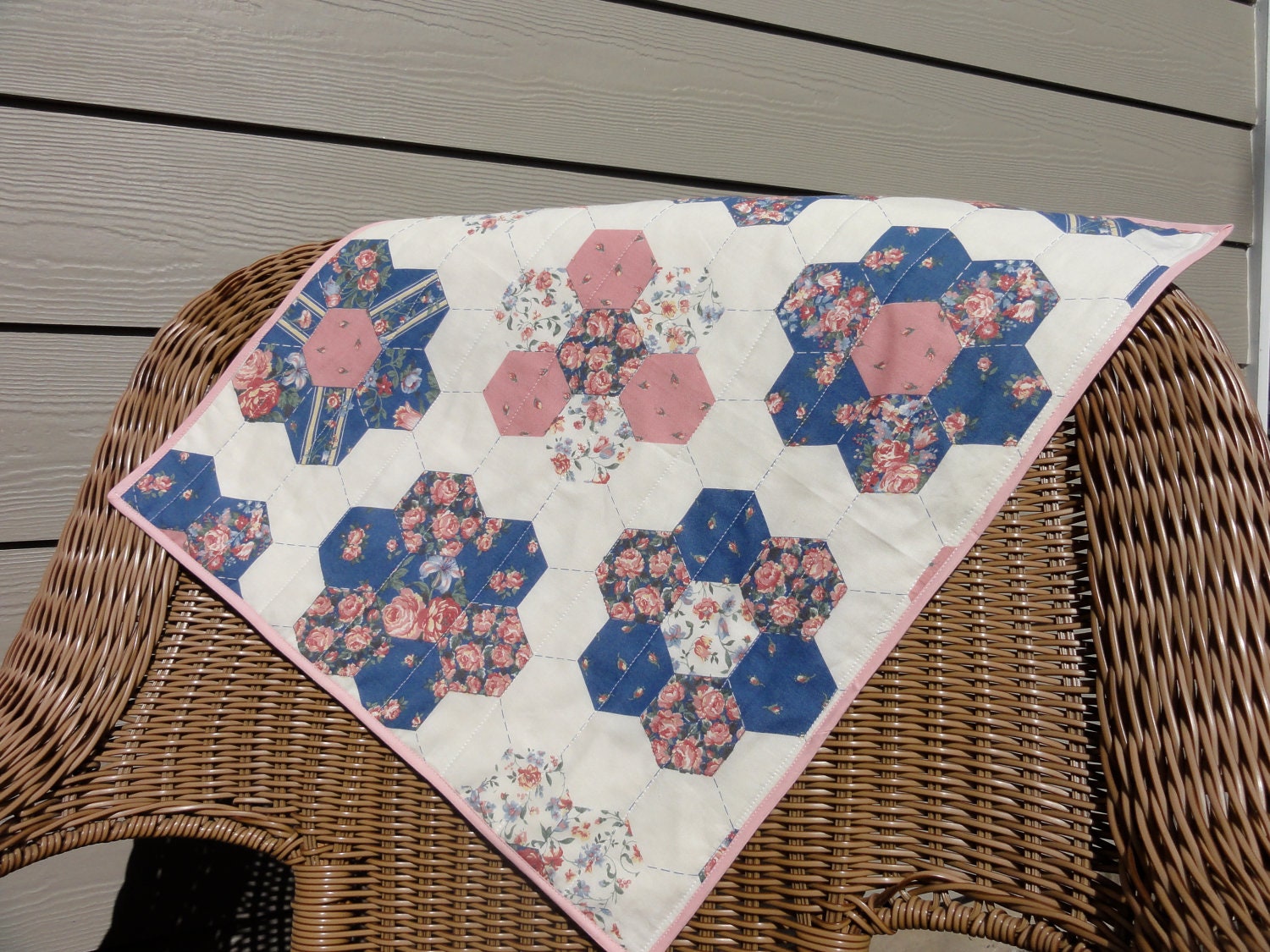 Doll Quilt - 17 1/2 X 31 inches