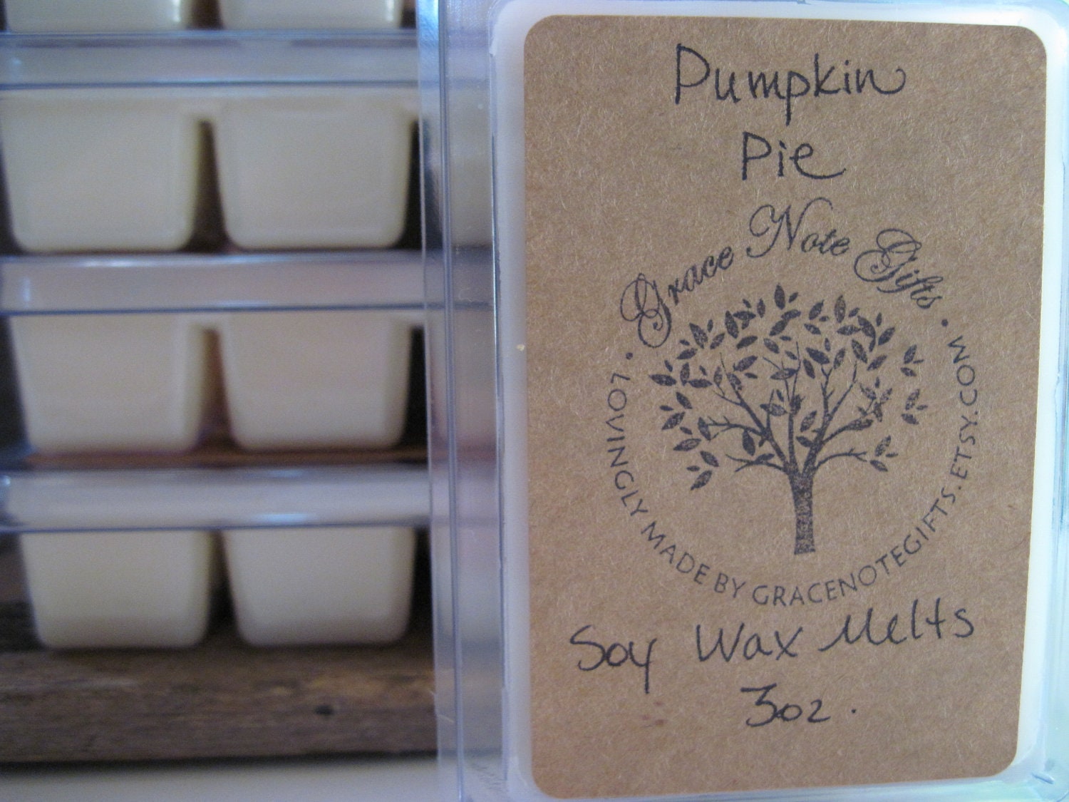 PUMPKIN PIE Soy Wax Tarts, Pumpkin Pie Scented Soy Wax Melts, Soy Tarts, Soy Melts, Hand Poured Candle Melts