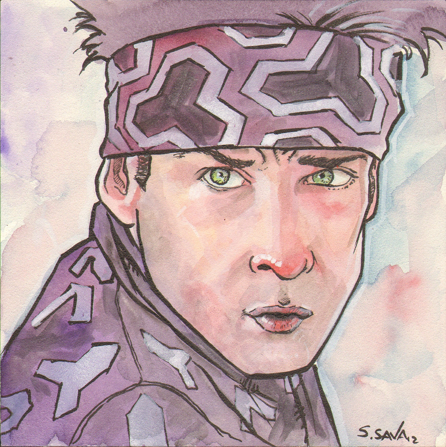 Derek Zoolander Original Watercolor...