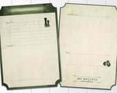 Recipe Template Retro Style (Interactive Printable & Fillable PDF)