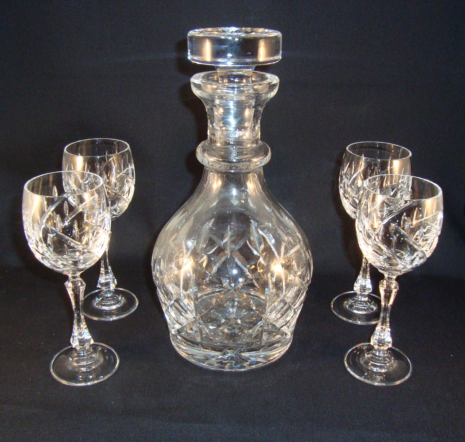 Vintage Waterford Lead Crystal Decanter and by DominionDesign