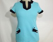 VTG 1960's Bright Blu...