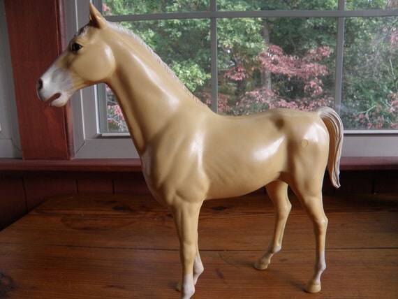 Vintage Marx Toys Johnny West Horse Thunderbolt by AllredsAntiques