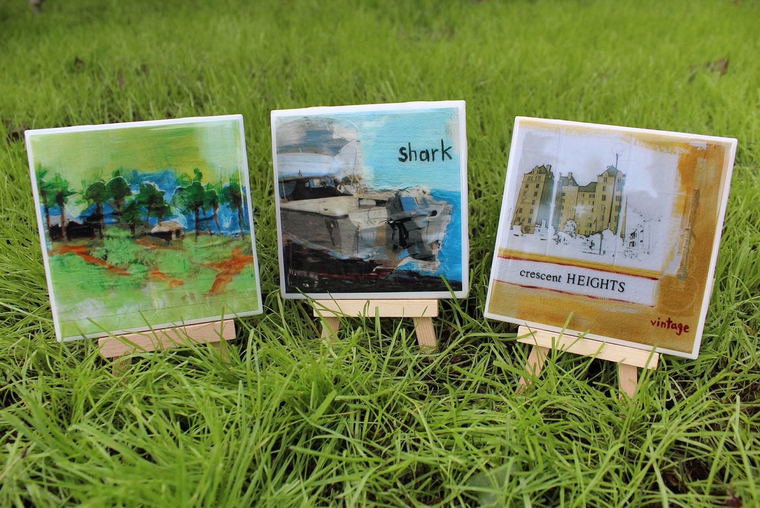 Handmade Coasters - Original Art - Group 3 - Create a Set of 4