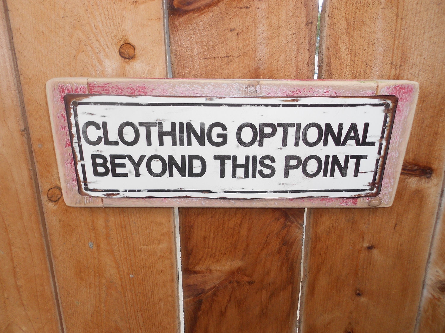 Recycled wood framed metal clothing optional metal by LandonHunter