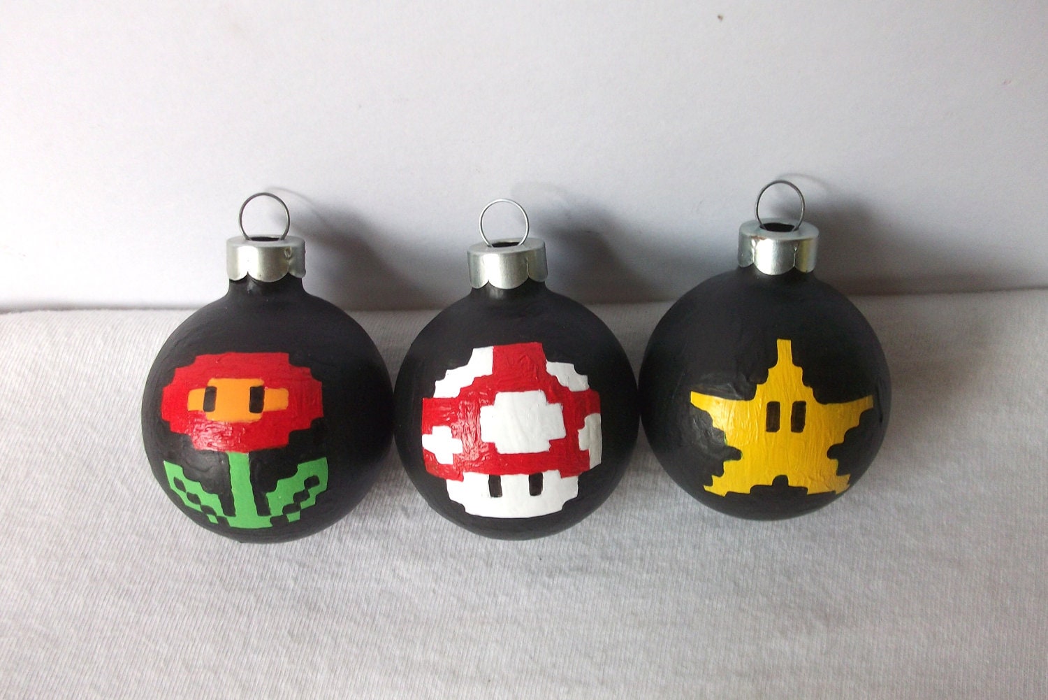 items similar to super mario power ups painted ornament items similar to super mario power ups painted ornament
