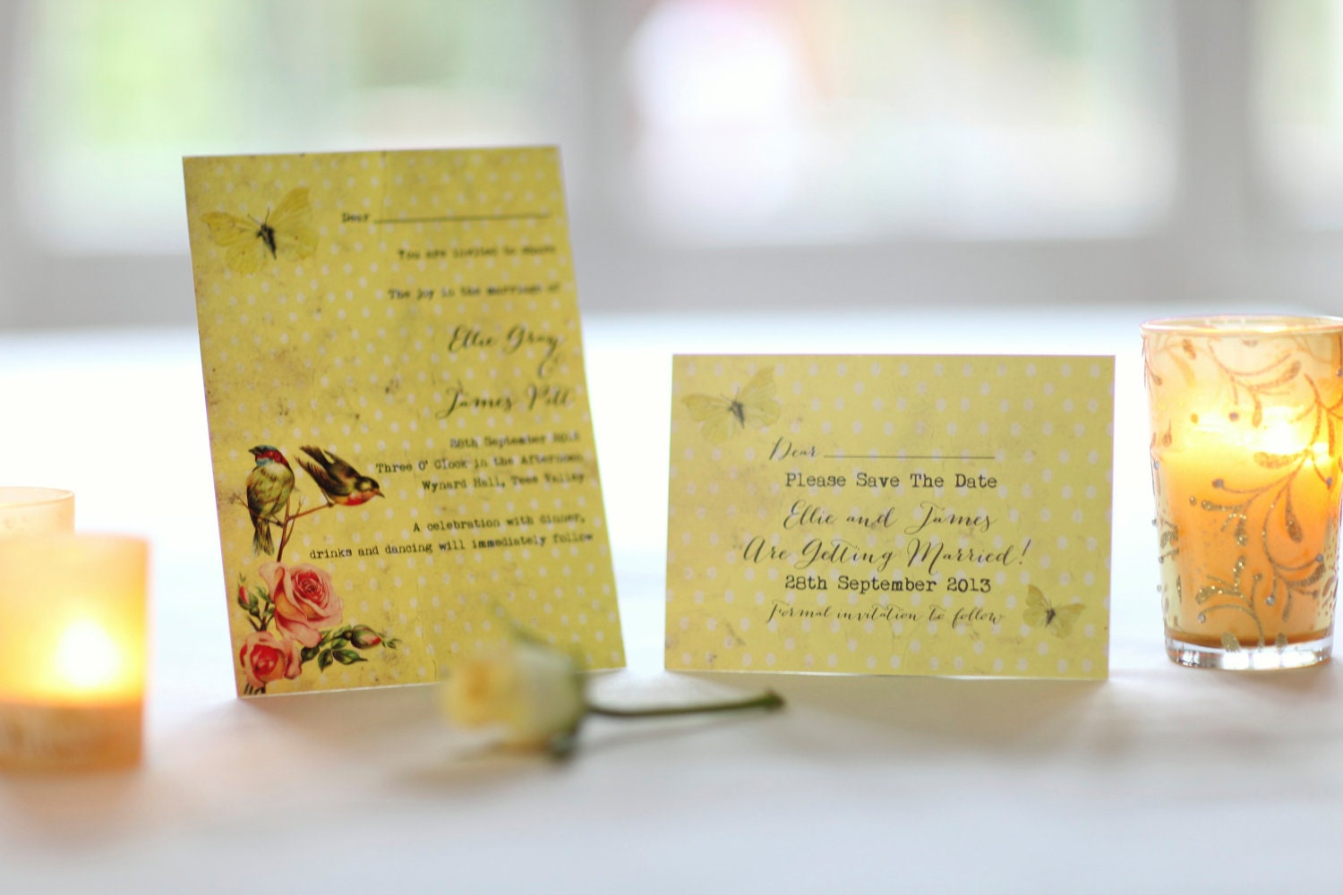 Beautiful, Vintage, Rustic, DIY Printable Wedding Save The Date Il_570xn
