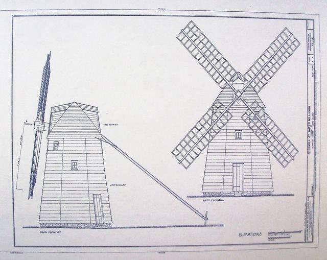 Water Mill Windmill Blueprint by BlueprintPlace on Etsy