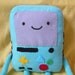 Beemo Plush Adventure Time BMO handstitched