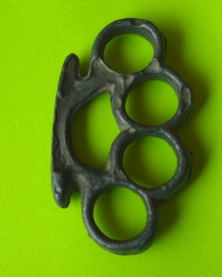 Items similar to Civil War Lead Brass Knuckle Dusters on Etsy