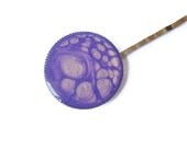 lavender purple bright OOAK hair pin bobby pin gift for her bridesmaid gift