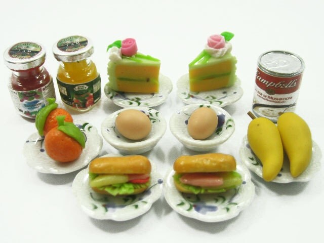 Dollhouse Miniature Food Beverage 4 Cappuccino Coffee Ceramic Set Supply - 6827
