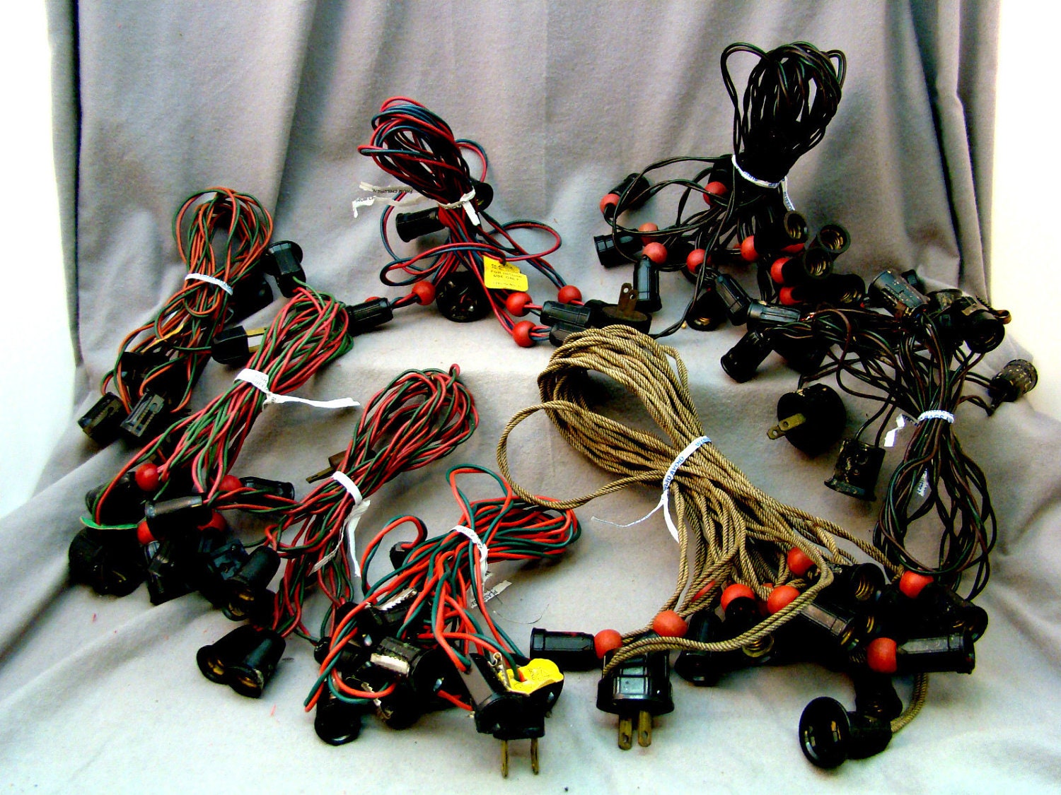 8 sets old vintage christmas tree lights by 8 sets old vintage christmas tree lights by