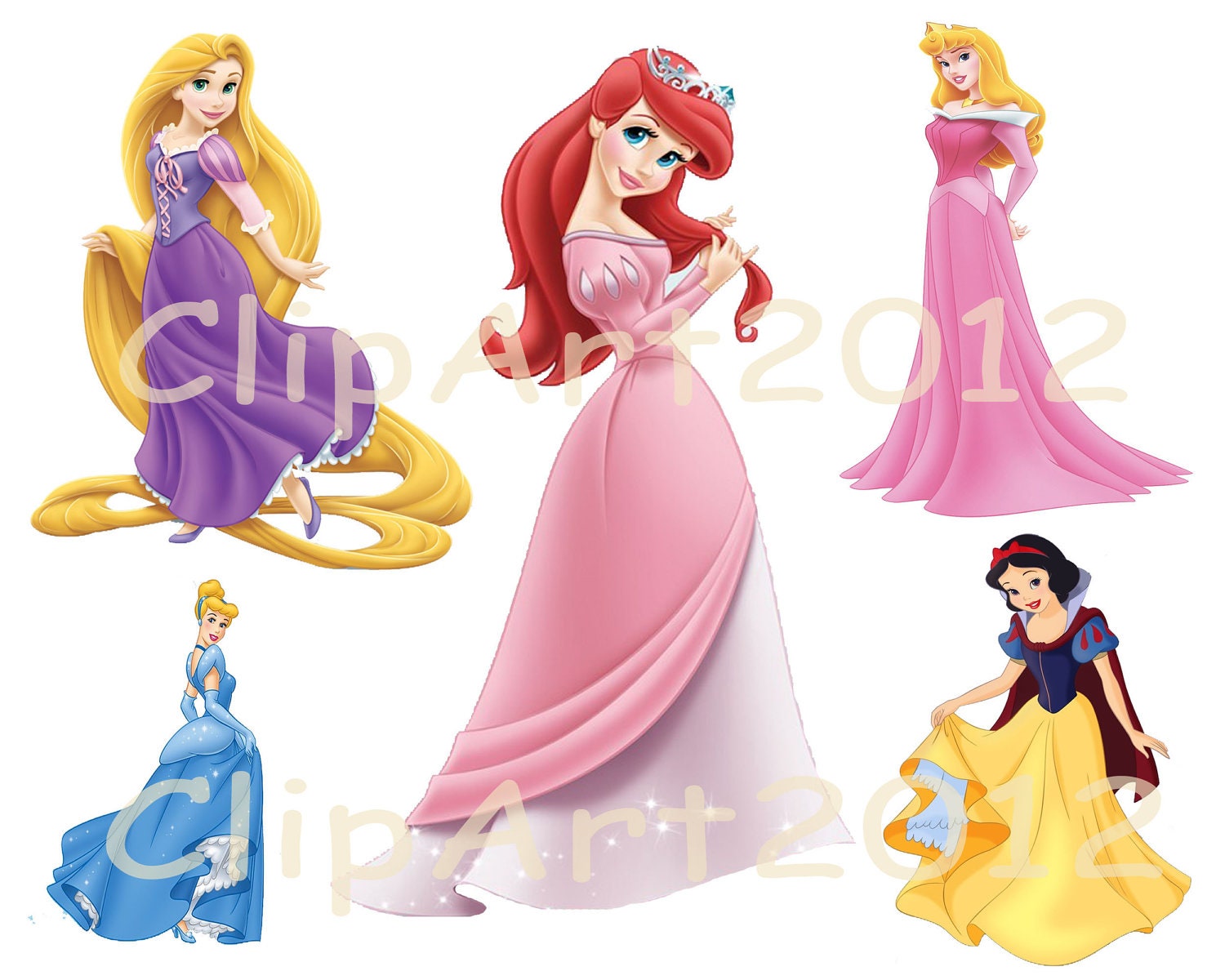 Disney Princesses Clipart