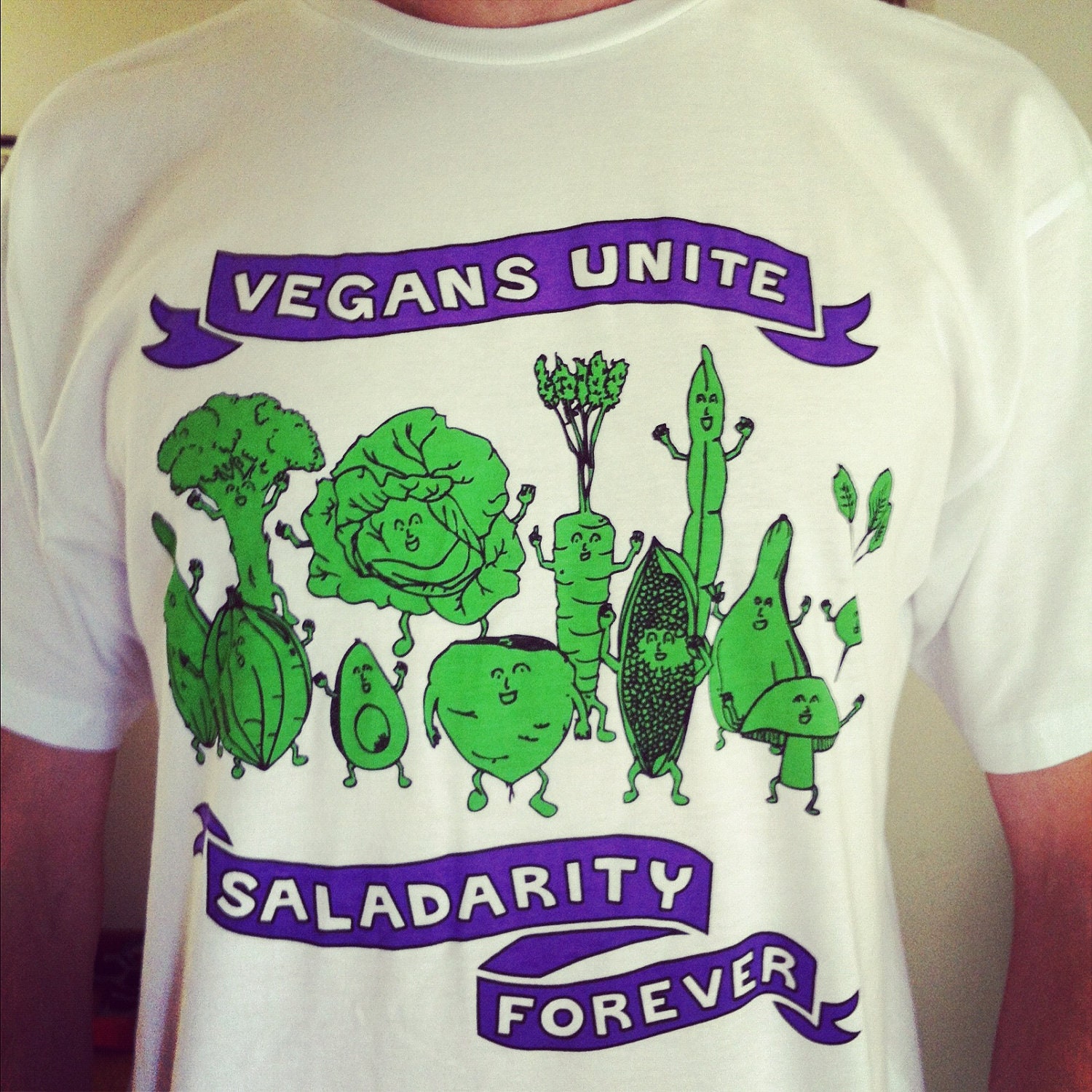 Pro Vegan pride Tshirt