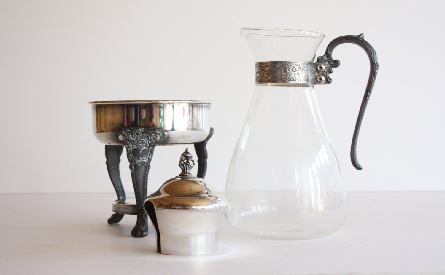 Silver Plated Vintage Pitcher - ArctiumHome