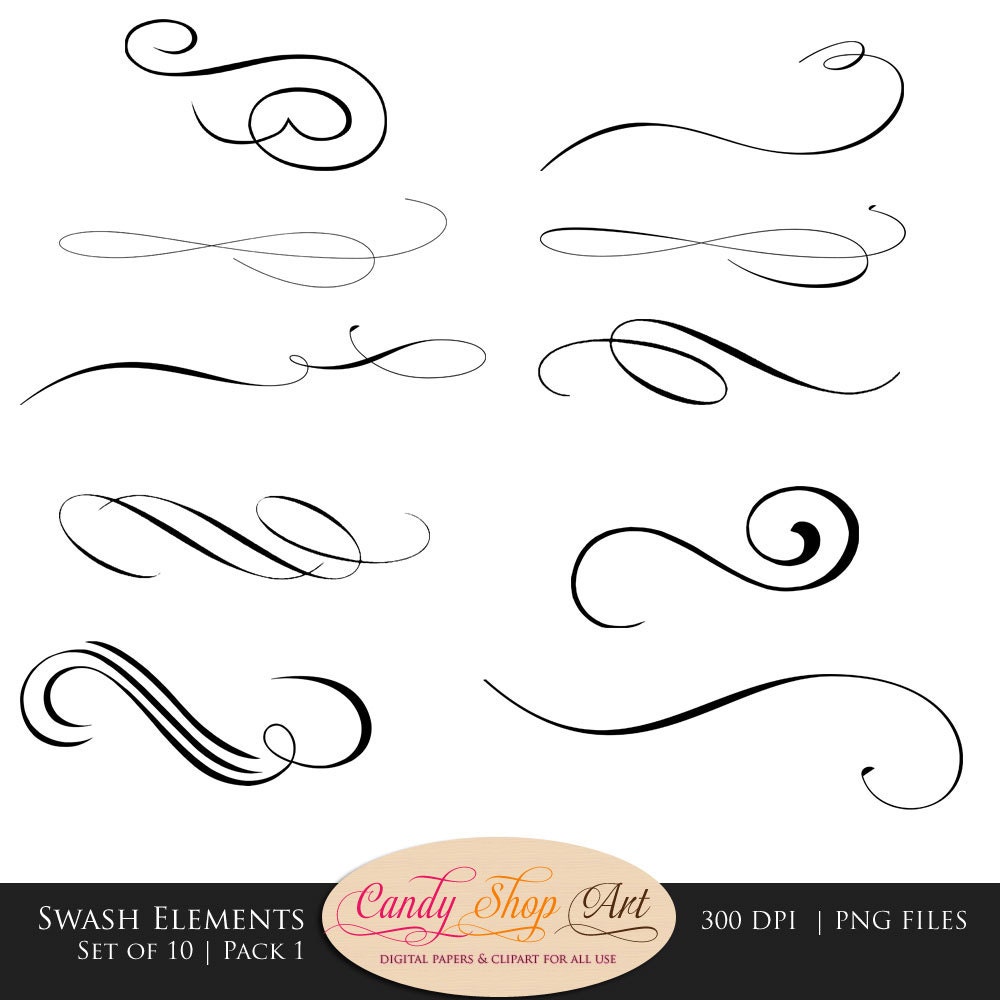 free swirl clip art graphics wedding - photo #25