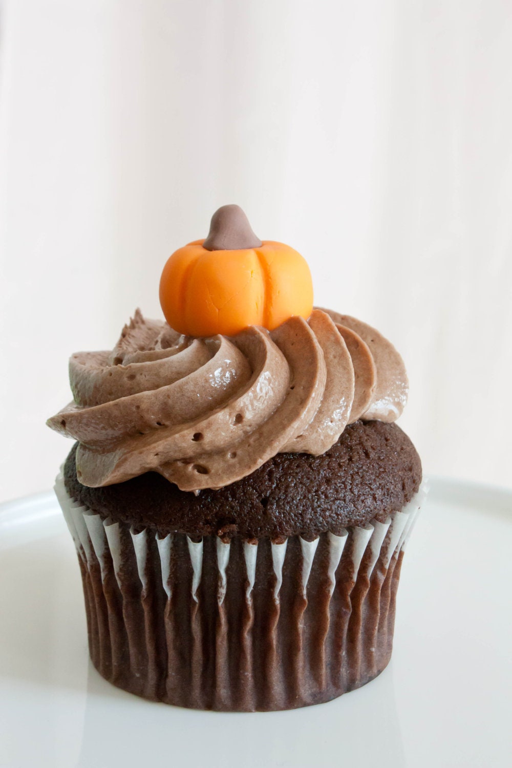 Pumpkin Fondant Cupcake Toppers Il_570xn