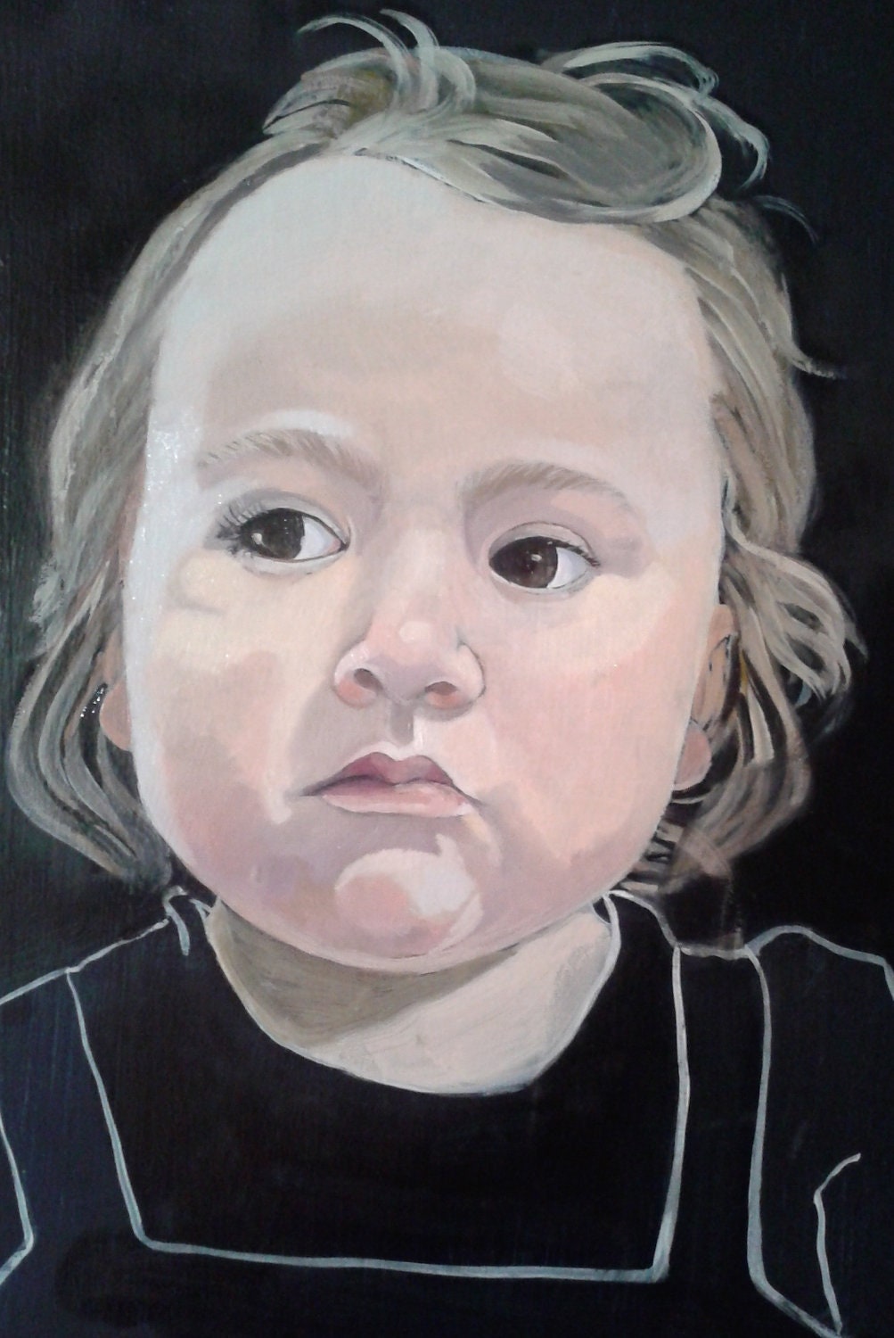 Custom portrait. Child, adult.