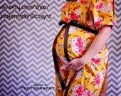 Labor and Delivery Hospital Gown-Dress, Custom Maternity Gown