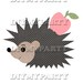 40% OFF Sale Printable party decor, hedgehog Clip Art, hedgehog clipart, decoration, pdf, file, digital, birthday, rose (240)