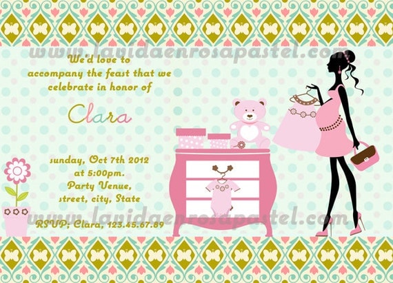 Baby Shower Invitate - baby shower invitation - Boy, Girl, Neutral (DIY Digital Printable) - FREE thank you card Il_570xn