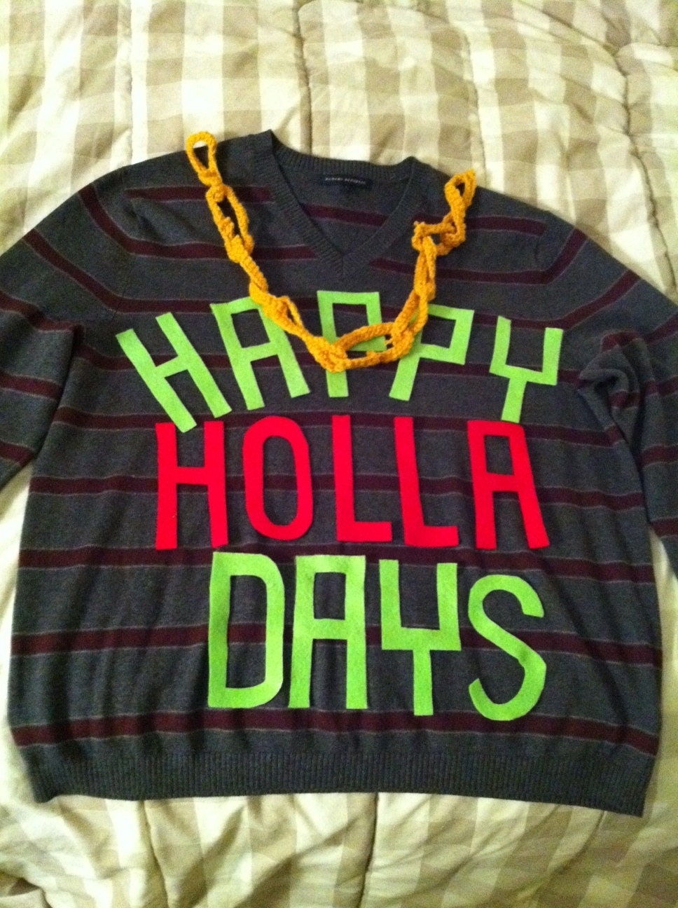 Happy Holla Days - Ugly Christmas Sweater