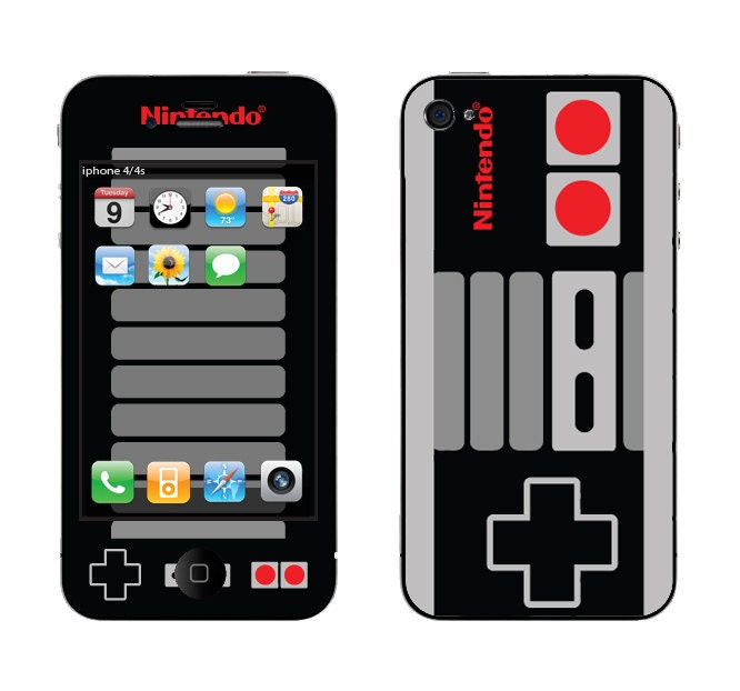 1st Generation Nintendo Controller Apple iPhone 4/4S Vinyl Skin