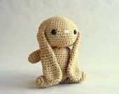 Crochet Bunny Plush Toy Cotton caramel