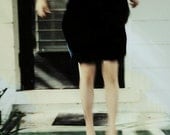 The Escape Artist - FREE SHIPPING - Print Girl Jumping Door House Blue Green Black Movement Blur Surreal Leaving Escaping Art