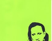 Handstamped Marilyn Manson Stationary Set