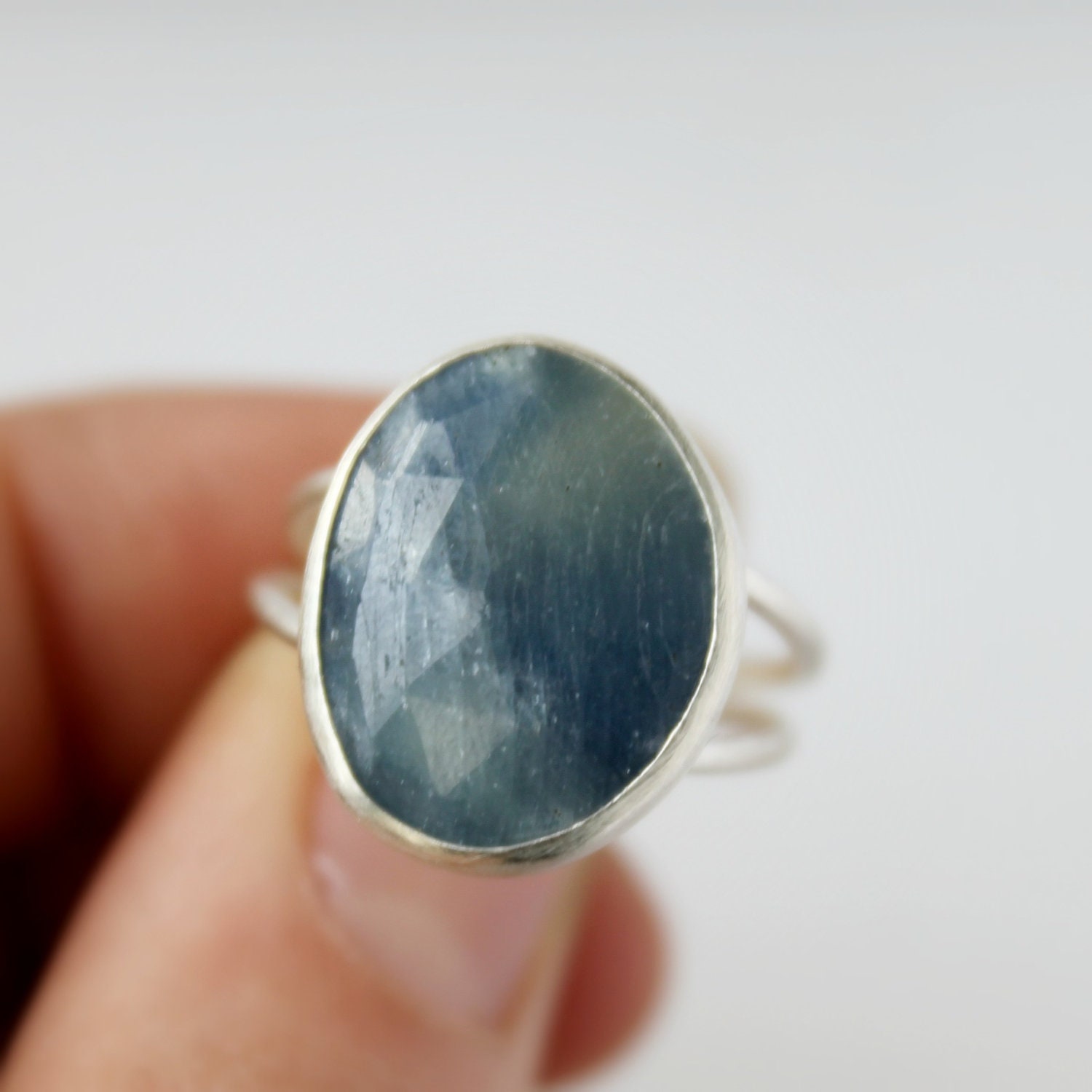 Sapphire Sparkler Cocktail Ring