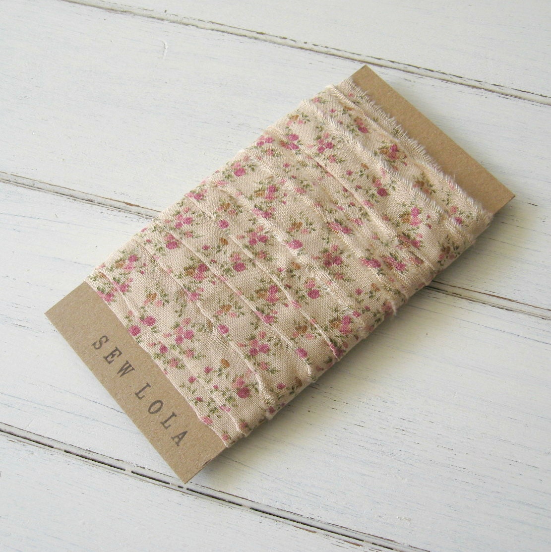 fabric ribbon - romantic cottage