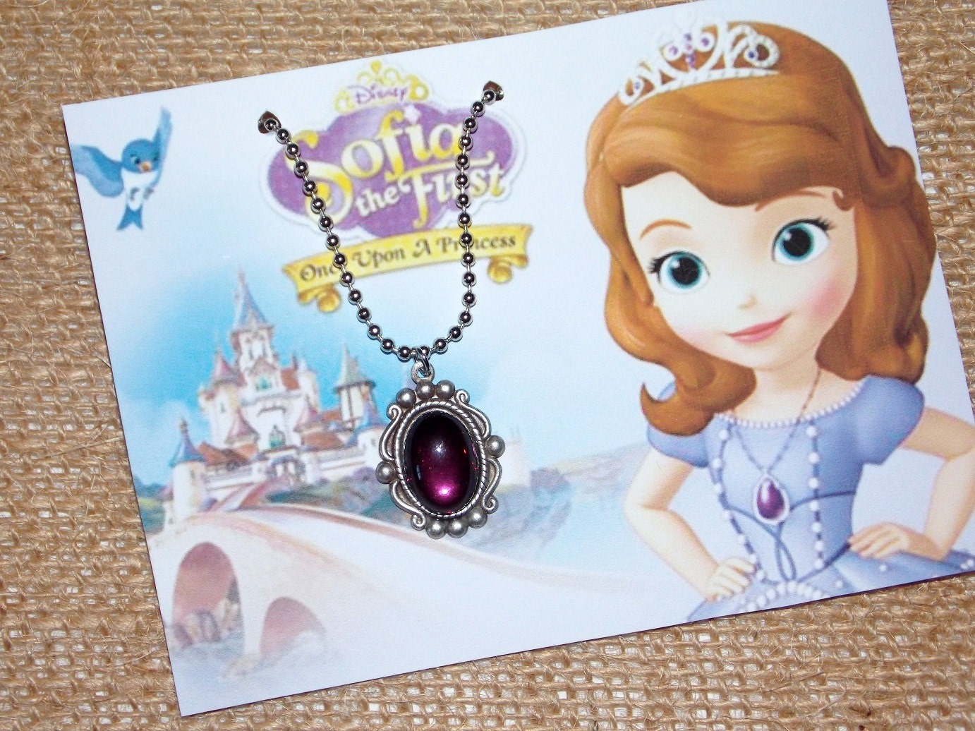 Sofia The First Magical Amulet Necklace By Madistreasures On Etsy