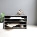industrial metal flat file / studio storage