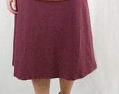 comfy skirt-L-RED ROCK