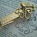 Gold Octopus Tie Clip Vintage Textured Tie Clip Nautical Steampunk Tie Clip Men's Accessories Men's Tie Clips Men's Gifts